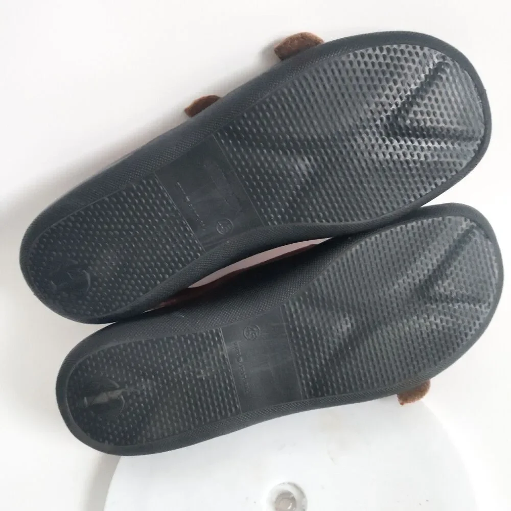 Hammacher Schlemmer Sandals 11.5 - 12 EU Size 46 Walk On Air Leather Strap Brown